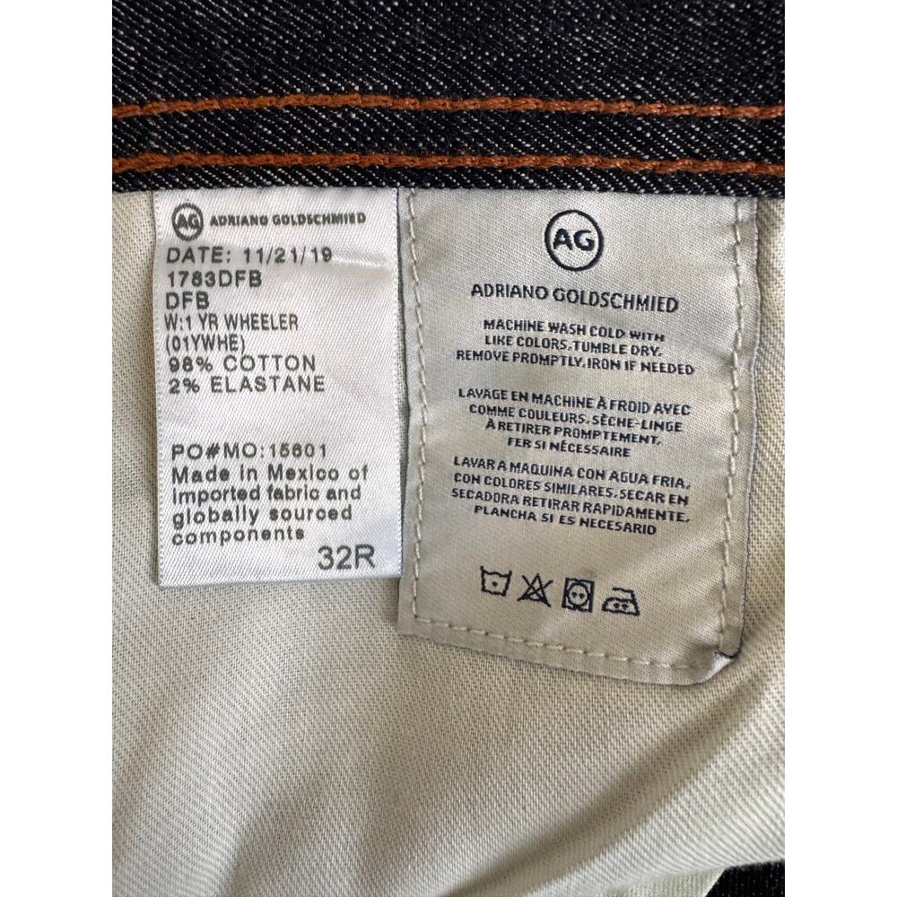 New AG Adriano Goldschmied Men’s Blue Modern Slim Tellis 360° Jeans Size 32R - Picture 8 of 9